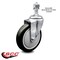 Service Caster 5 Inch Black Polyurethane Wheel Swivel 1/2 Inch Stem Caster with Total Lock Brake SCC-TSTTL20S514-PPUB-BLK-121315 - alternate 3